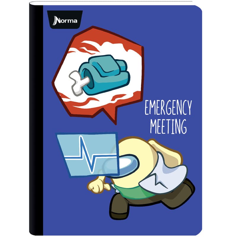 Norma Cuaderno Cosido Grande Doble Raya 200 Pag Among Us - Farmacias Arrocha