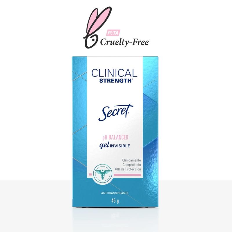 Gel Invisible Antitranspirante Secret Clinical Strength Ph Balanced 45 g - Farmacias Arrocha