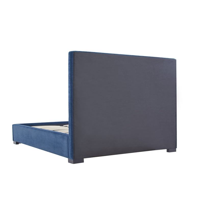 Cama con respaldar en líneas verticales Dk. Blue - Farmacias Arrocha
