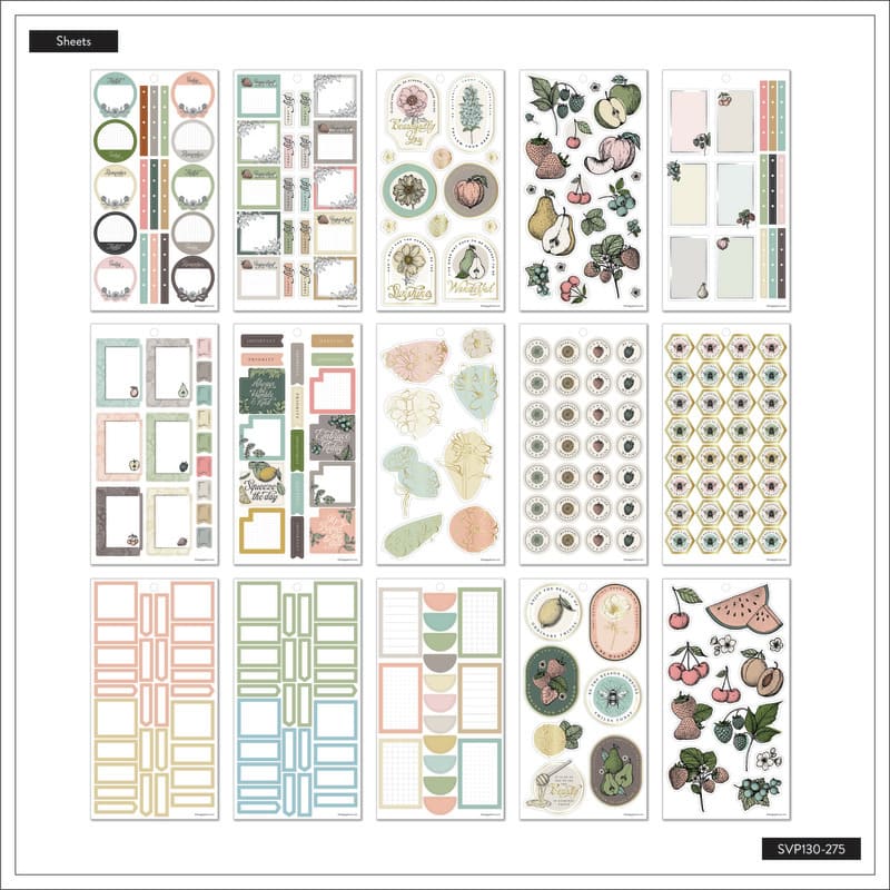 Happy Planner Modern Farmhouse 30 Sheet Sticker Value Pack - Farmacias Arrocha