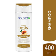 Bioland Shampoo Argán Humectación y Brillo 400Ml - Farmacias Arrocha