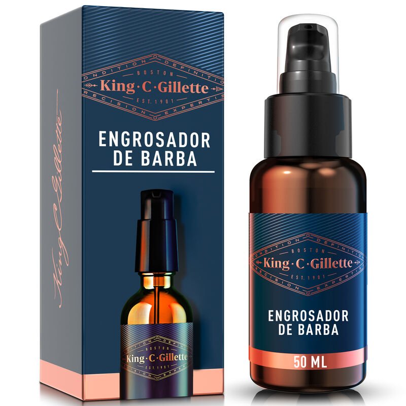 Serum Engrosador de barba King C. Gillette, 50ml - Farmacias Arrocha