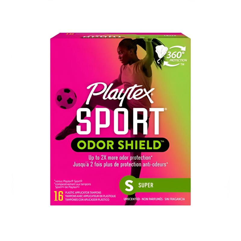 Playtex Sport Odor Shield Super 16Ct - Farmacias Arrocha