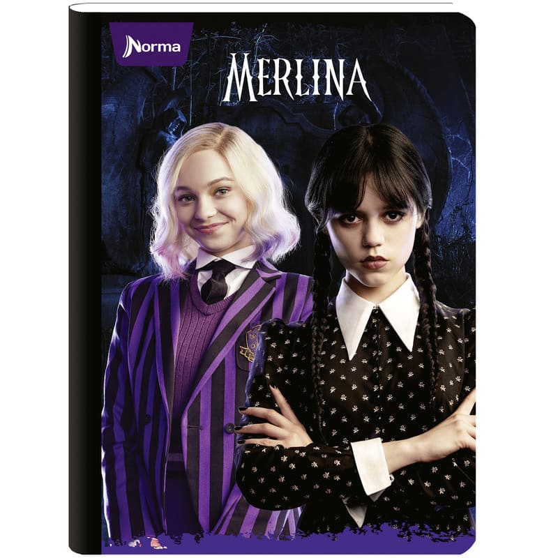 Norma Cuaderno Cosido Grande Doble Raya 200 Pag Merlina - Farmacias Arrocha