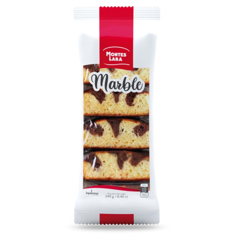 Montes Lara Bizcocho Marble 240G - Farmacias Arrocha