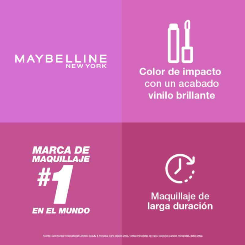 Labial Líquido Maybelline Superstay Vinyl Ink - Farmacias Arrocha