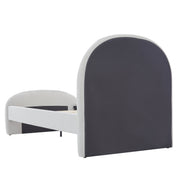 Cama tapizada Twin con respaldar curvo - Farmacias Arrocha