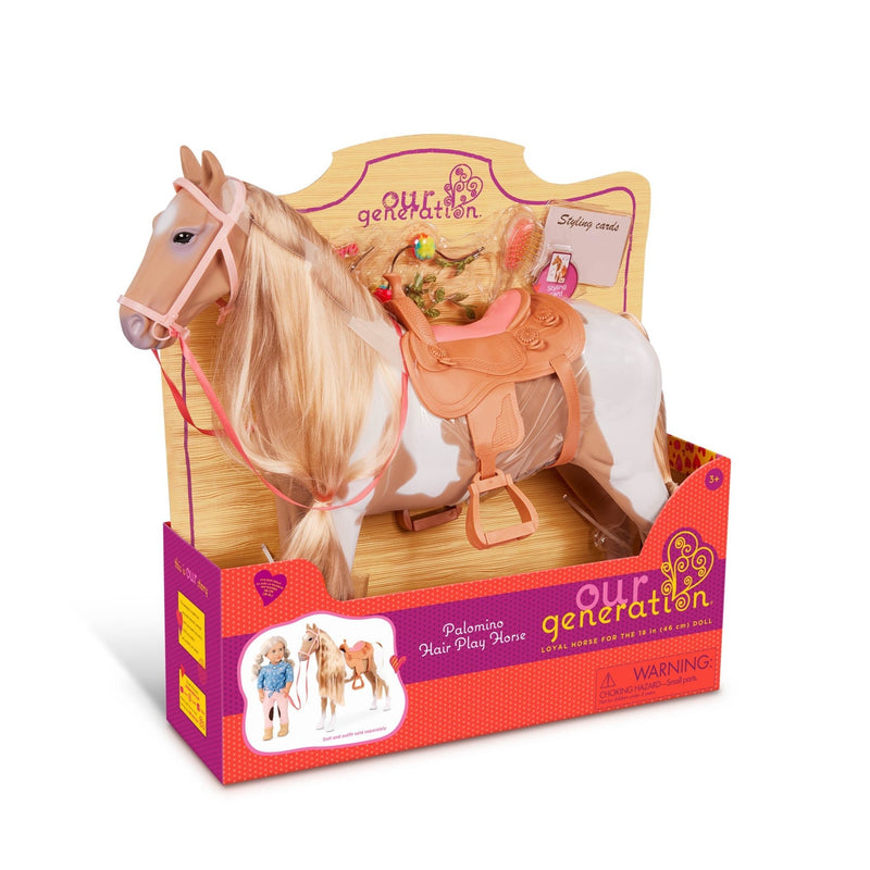 Caballo Palomino Estilista de 20” con Accesorios de Peinado - Farmacias Arrocha