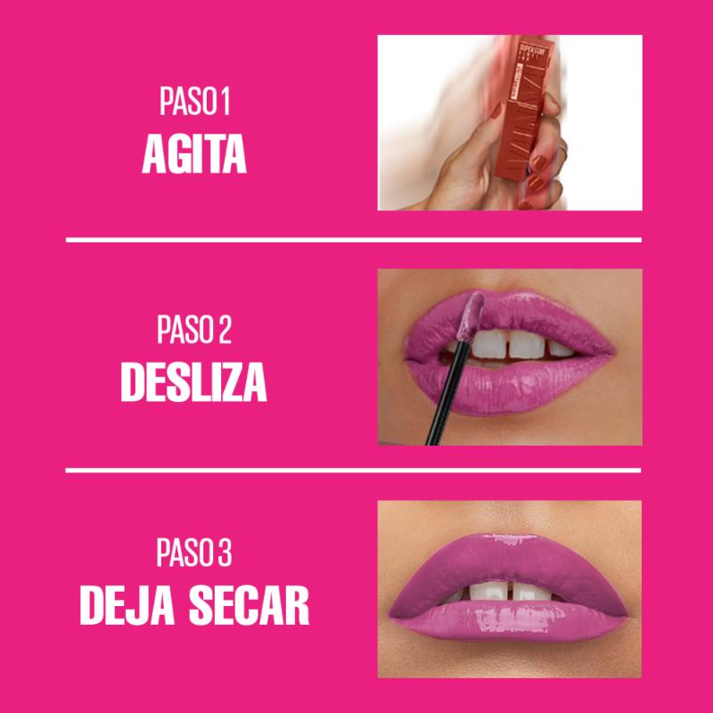 Labial Líquido Maybelline Superstay Vinyl Ink - Farmacias Arrocha