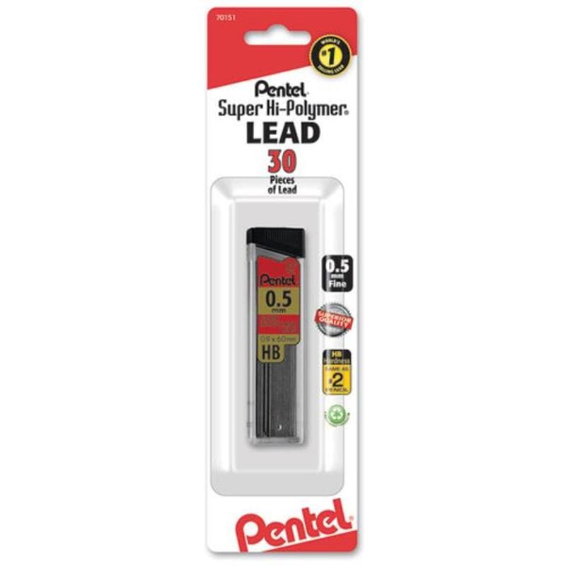 Pentel Minas 0.5Mm Hb En Blister Tubo De 30 Pz - Farmacias Arrocha