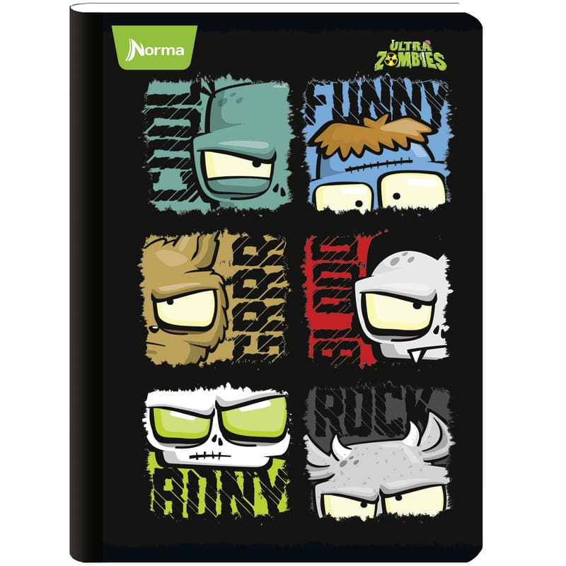 Norma Cuaderno Cosido Grande Raya Ancha 200 Pag Ultrazombies - Farmacias Arrocha