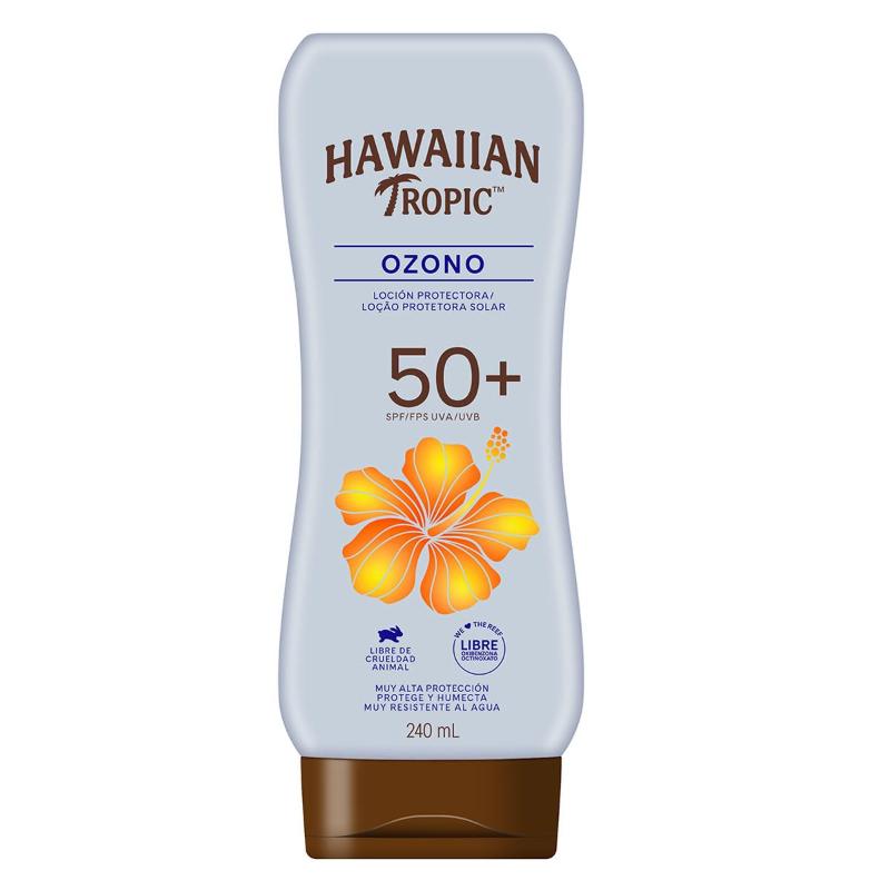 Hawaiian Tropic Ozono Loción Protectora Solar SPF50+ 240ML - Farmacias Arrocha