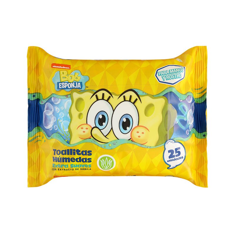 Wipes Bob Esponja X 25Un - Farmacias Arrocha