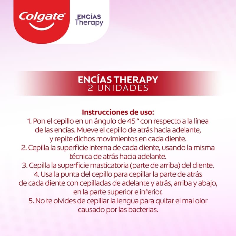 Cepillo Dental Colgate Encías Therapy 2 Pack - Farmacias Arrocha