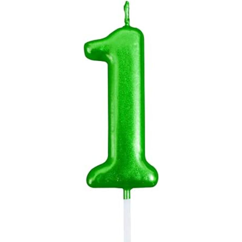 Wilton Vela De Cumpleaños Verde 1 - Farmacias Arrocha