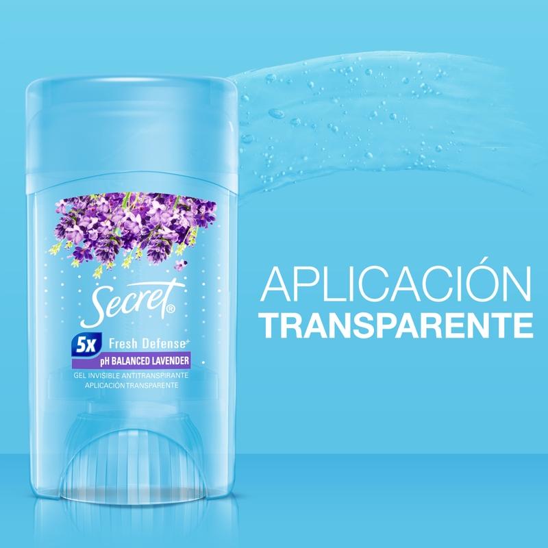 Gel Invisible Antitranspirante Secret Lavender 45 g - Farmacias Arrocha