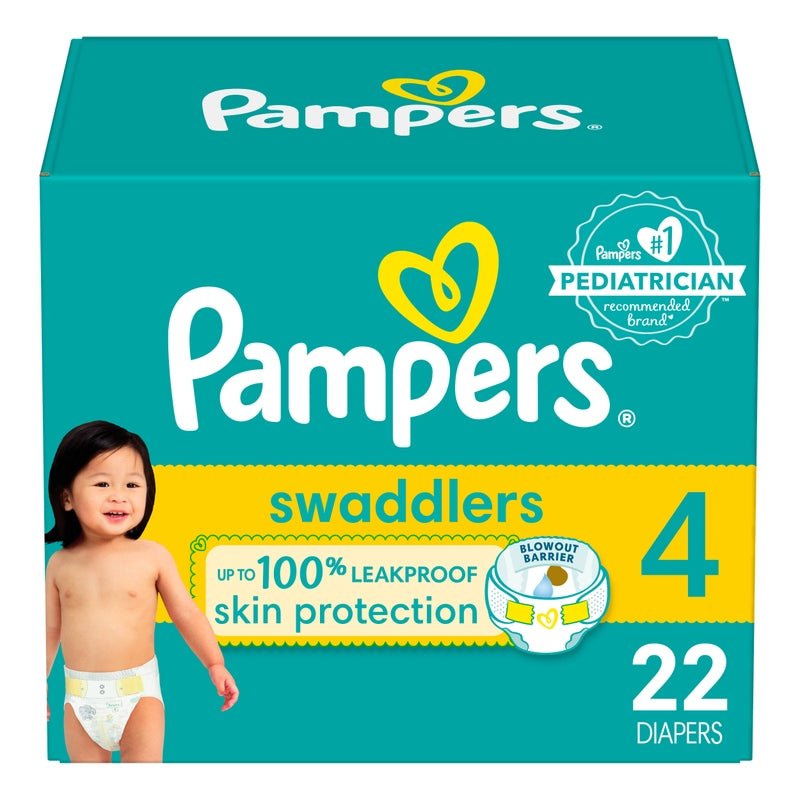 Pañales Pampers Swaddlers Talla 4, 22 unidades - Farmacias Arrocha