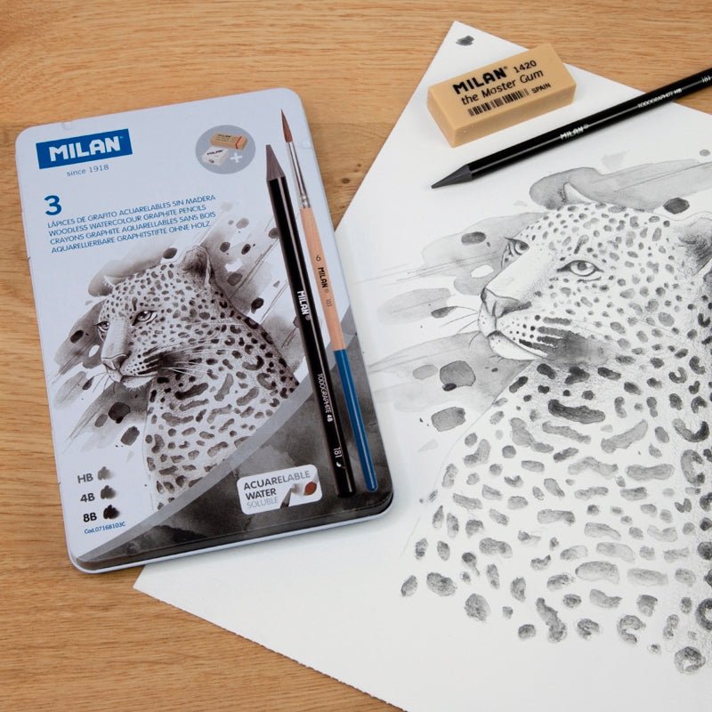 Milan Caja Metalica 3 Lapiz - Farmacias Arrocha