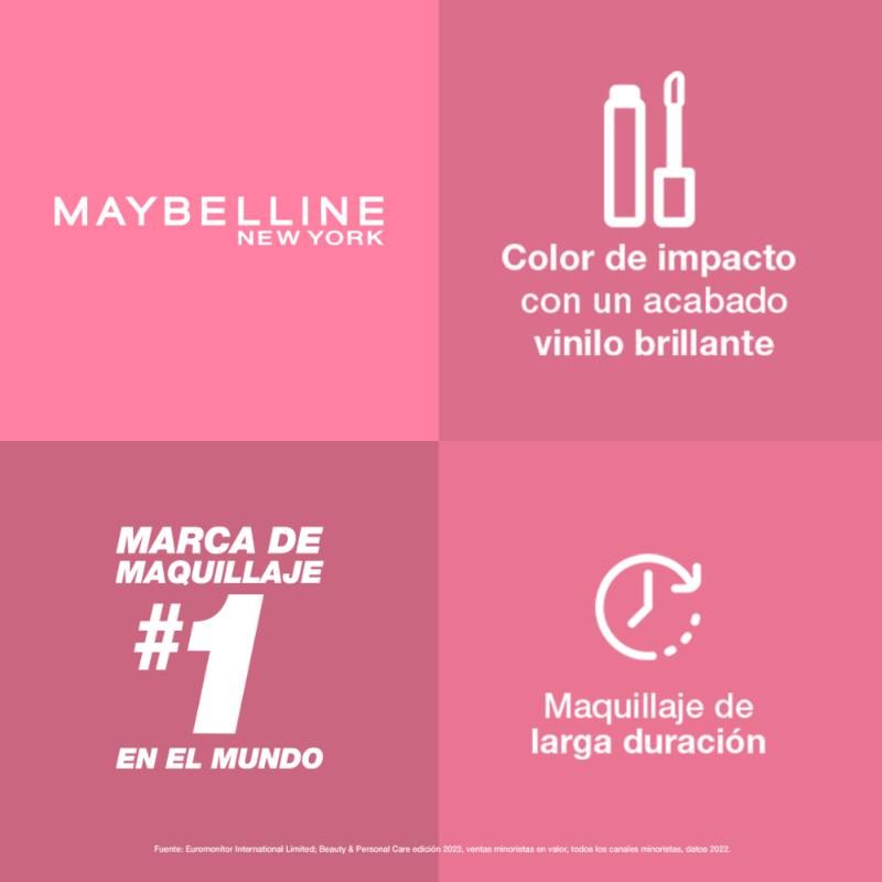 Labial Líquido Maybelline Superstay Vinyl Ink - Farmacias Arrocha