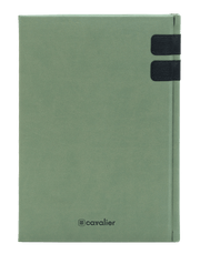 Cavalier Agenda Premium Diaria Ataco Verde Claro 2026 - Farmacias Arrocha