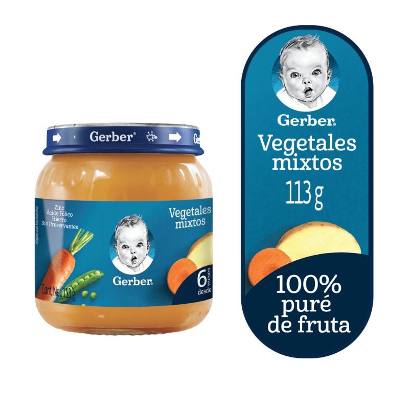 Gerber Pure Mixtos De Vegetales 113Gr - Farmacias Arrocha