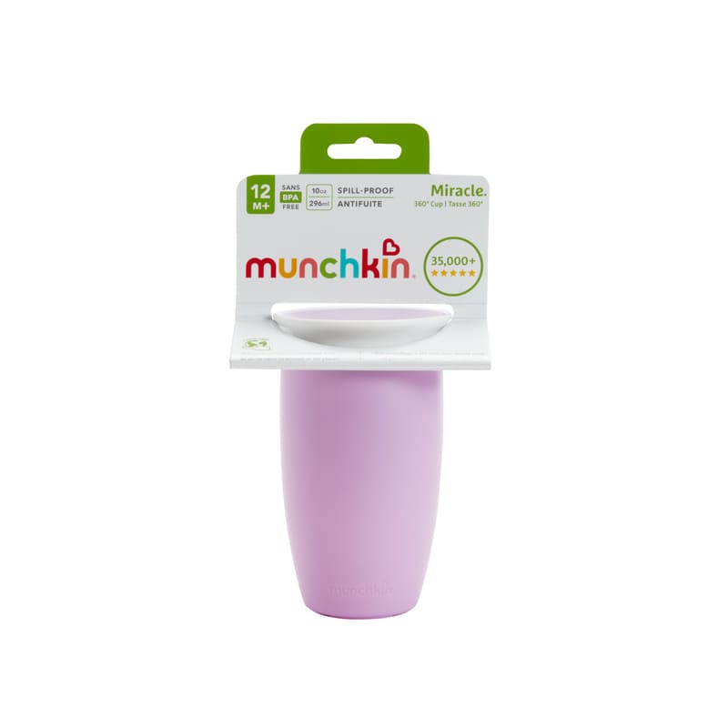 Munchkin Vaso 360 - 10Oz. Con Tapa - Farmacias Arrocha