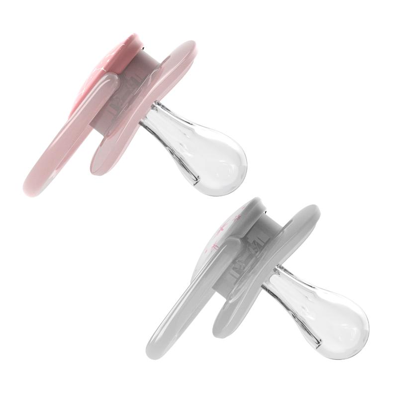 Dr Brown'S Chupetes Advantage 2UN rosado - gris - Farmacias Arrocha