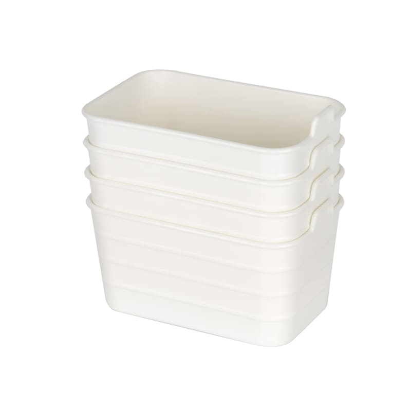 Tengone Contenedores De Clasificación Blanco 4Pk - Farmacias Arrocha