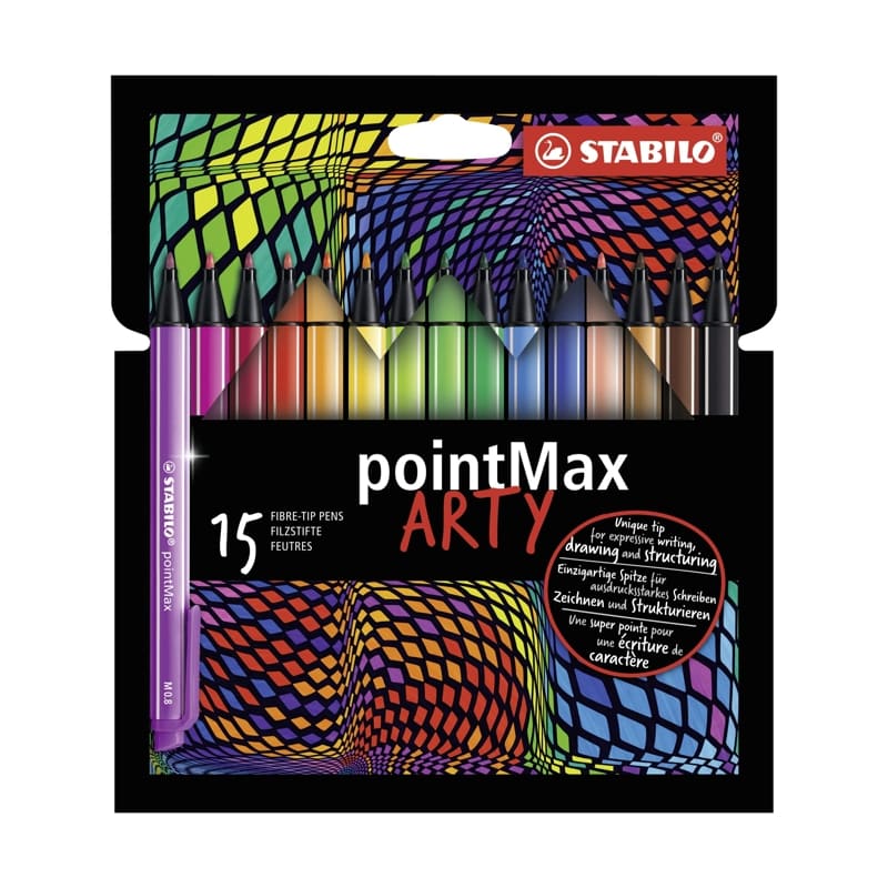 Stabilo Point Max Rotuladores Premium Punta Media 15Pzas - Farmacias Arrocha