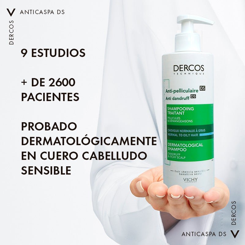 Vichy Dercos Shampoo Anti Caspa 390Ml - Farmacias Arrocha