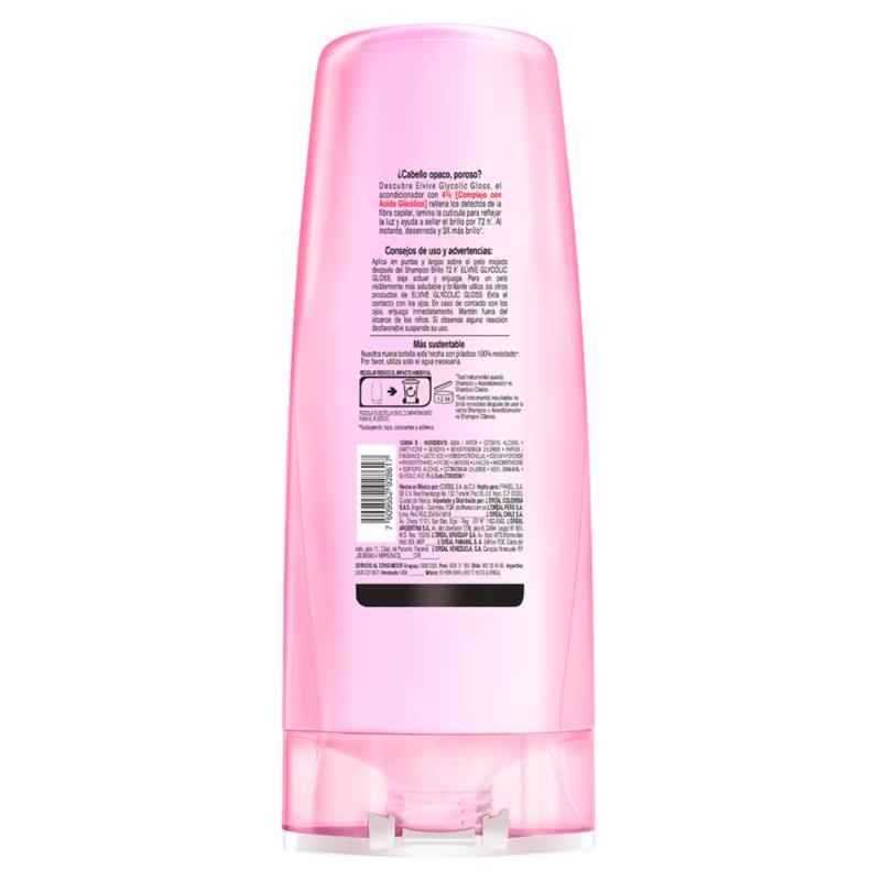 Acondicionador L'Oreal Paris Elvive Glycolic Gloss 370 Ml - Farmacias Arrocha