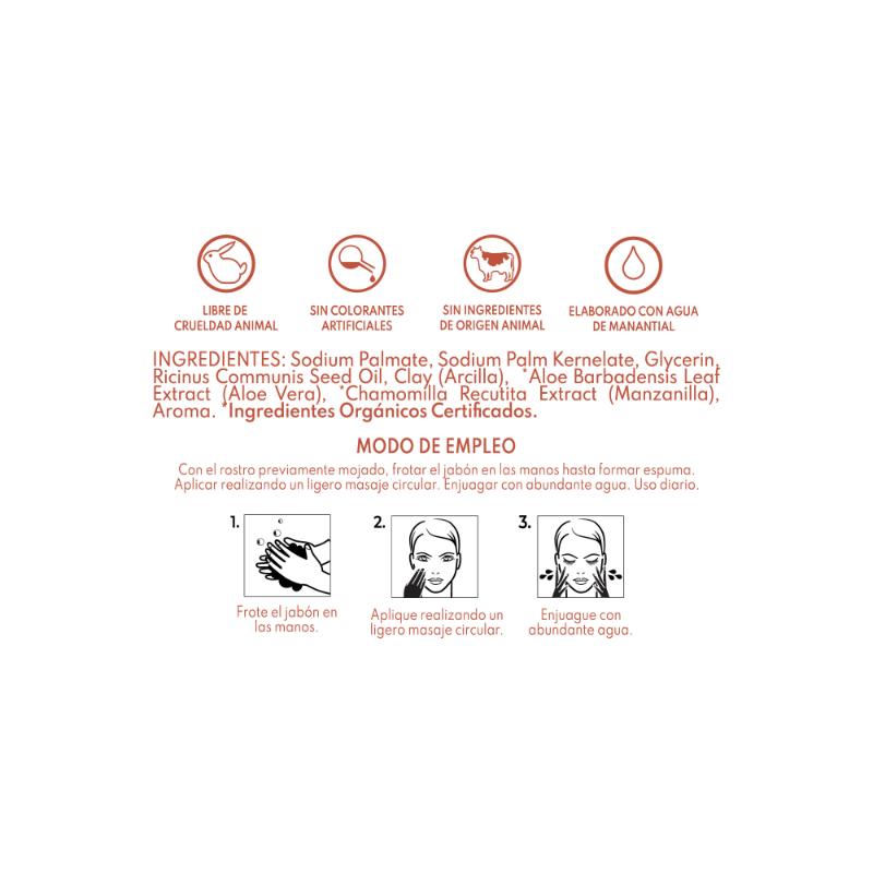 Bioland Jabón Facial Arcilla En Barra 110g - Farmacias Arrocha