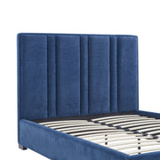 Cama con respaldar en líneas verticales Dk. Blue - Farmacias Arrocha