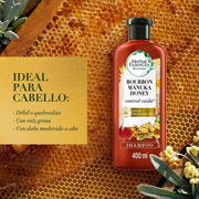 Shampoo Herbal Essences Bio:renew Bourbon Manuka Honey 400 ml - Farmacias Arrocha