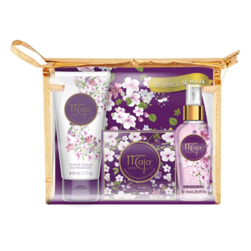 Maja Set Plum Blossom Body Splash 60 Ml + Crema 80 Ml + Jabon Barra 100 G - Farmacias Arrocha