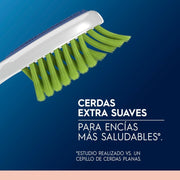 Cepillo de dientes Oral - B, Encías detox, cerdas extrasuaves Crisscross, 3 Unidades - Farmacias Arrocha