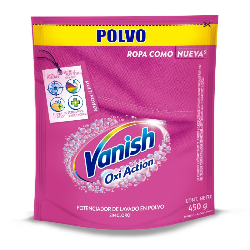 Vanish Pink Polvo Doy Pack 450G - Farmacias Arrocha