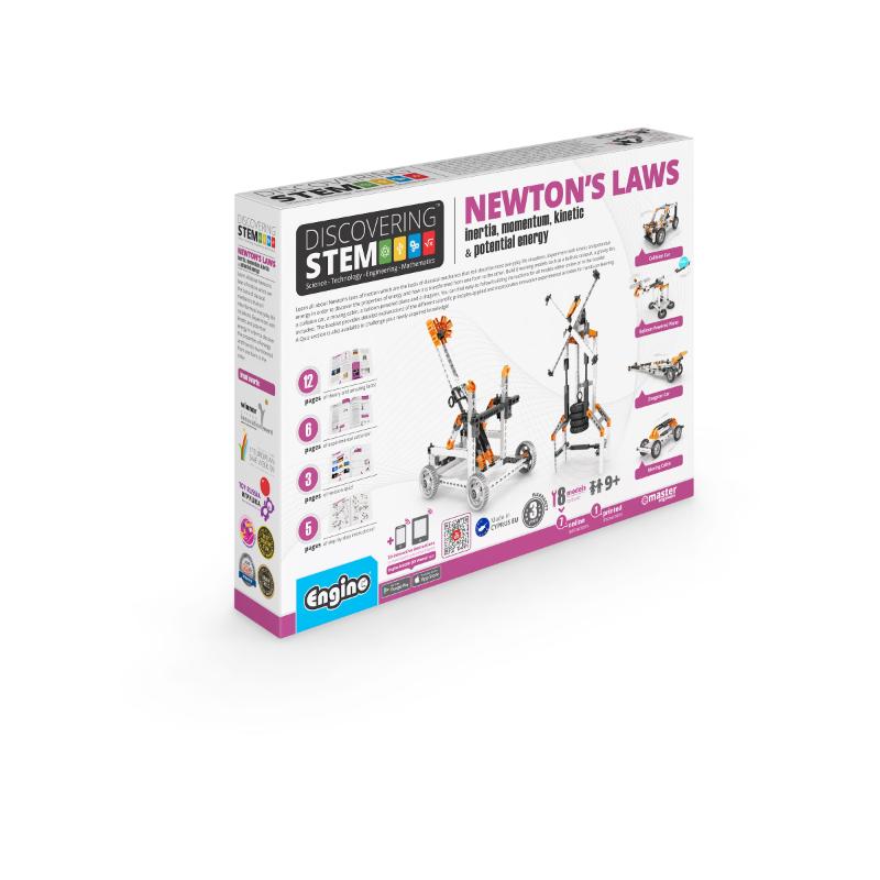 Engino STEM - LEYES DE NEWTON: Inercia, Momento, Energía Cinética y Potencial - Farmacias Arrocha