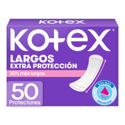 Protectores Diarios Kotex Largos 50U - Farmacias Arrocha