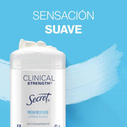 Crema Suave Antitranspirante Secret Clinical Strength Fresh Response 45 g - Farmacias Arrocha