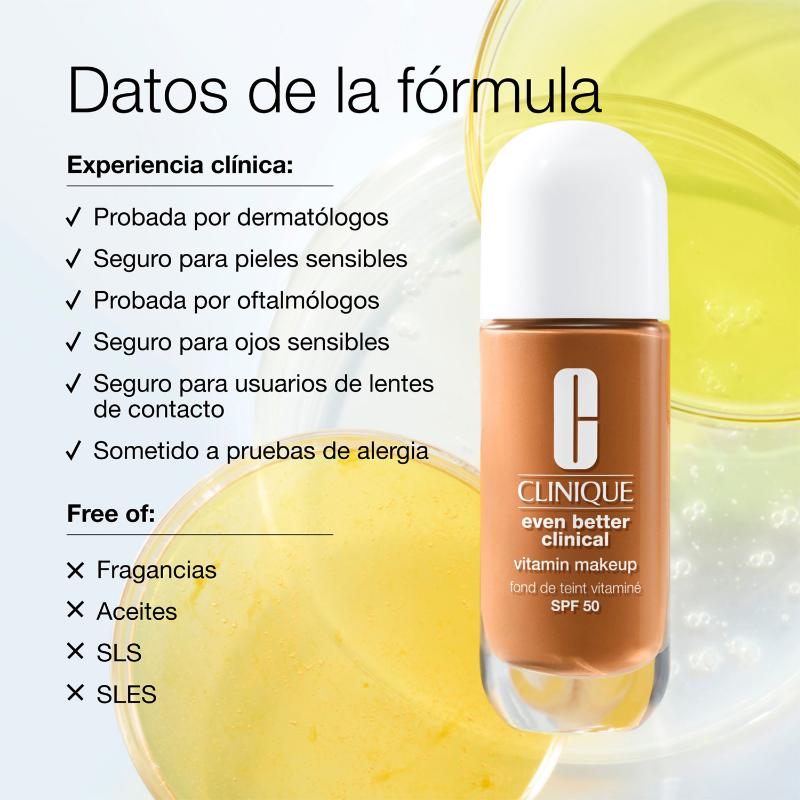 Clinique Base con vitaminas Even Better Clinical™ SPF 50 30ml - Farmacias Arrocha
