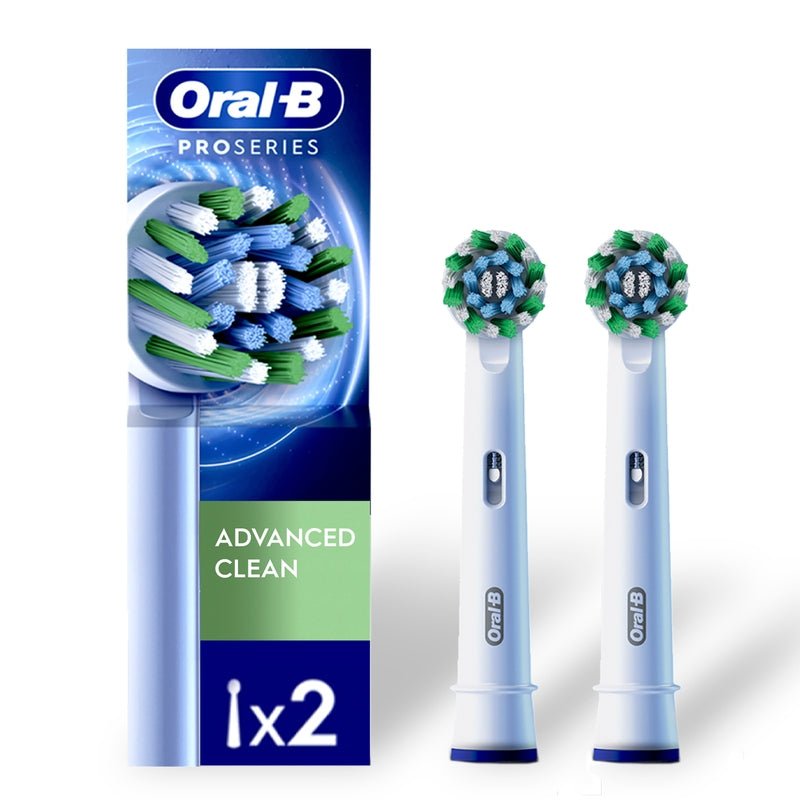Cabezal Redondo de Repuesto para Cepillo Eléctrico, Oral - B Advanced Clean, 2 Unidades - Farmacias Arrocha