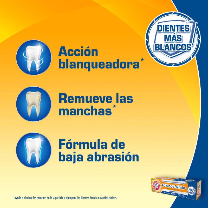 Arm & Hammer Pasta Dental Advance White Blancura Extrema - Farmacias Arrocha
