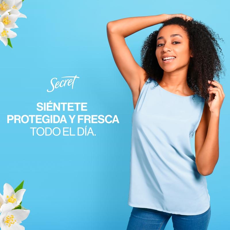 Gel Invisible Antitranspirante Secret Jasmine 45 g - Farmacias Arrocha