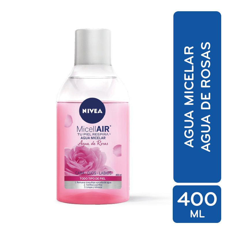 Nivea Agua Micelar Rosas 400Ml - Farmacias Arrocha