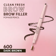 Covergirl Clean Fresh Brow Filler Pomade Pencil Dark Brown 600 - Farmacias Arrocha