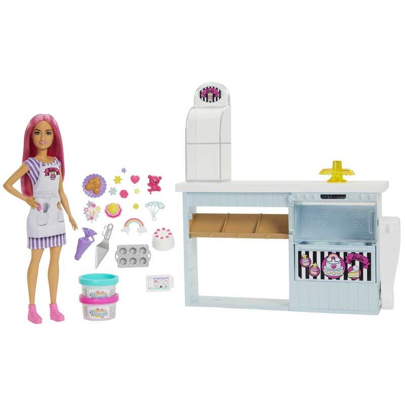 Barbie Profesiones Set de Juego Repostería para Decorar - Farmacias Arrocha