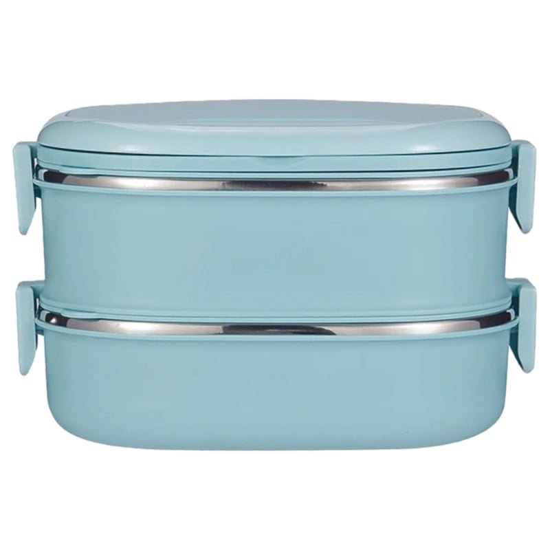 Oxford Lonchera Térmica Acero Inox Ovalada 2 Niveles - Farmacias Arrocha