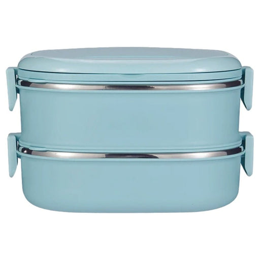 Oxford Lonchera Térmica Acero Inox Ovalada 2 Niveles - Farmacias Arrocha