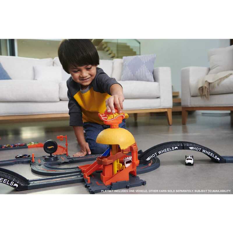 Hot Wheels City Pista De Juguete Tienda De Hamburguesas - Farmacias Arrocha